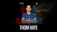Thom haye menjadi pemain naturalisasi terbaru yang mudik ke Super League. The Professor membela Persib Bandung. (Foto: Dok. Persib Bandung)