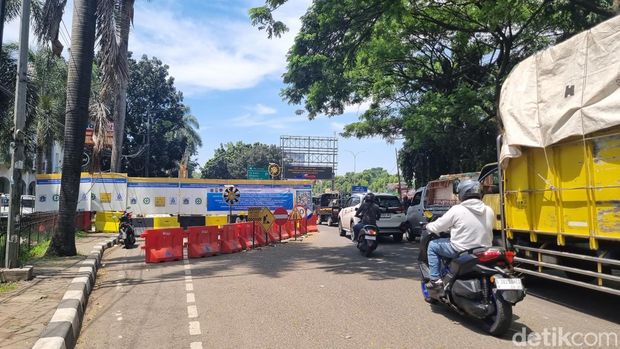 Titik galian baru di Jalan TB Simatupang, Jakarta Selatan