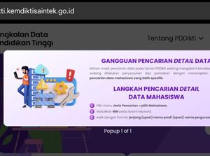 PDDikti Gangguan, Cek Data Mahasiswa Pakai NIM PDDikti Gangguan, Cek Data Mahasiswa Pakai NIM