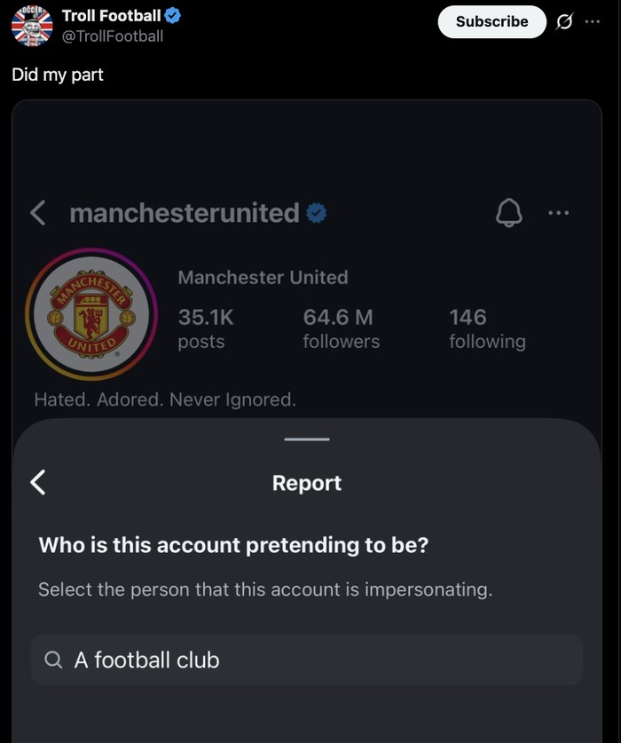 Meme Grimsby vs MU Meme Grimsby vs MU