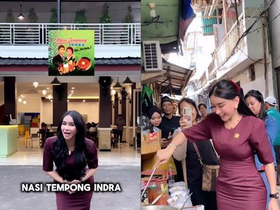 Potret Bebizie, Anggota DPRD Saat Borong Makanan UMKM dan Masak Seblak