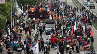 Ada Demo Buruh Besar-besaran, Begini Rekayasa Lalu Lintas di Sekitar Lokasi