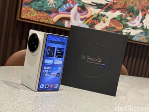Wujud Vivo X Fold5, HP Layar Lipat Tipis Baterai Besar Harga Rp 25 Juta