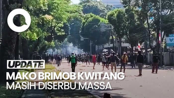 Video Situasi Terkini Mako Brimob di Kwitang yang Diserbu Massa