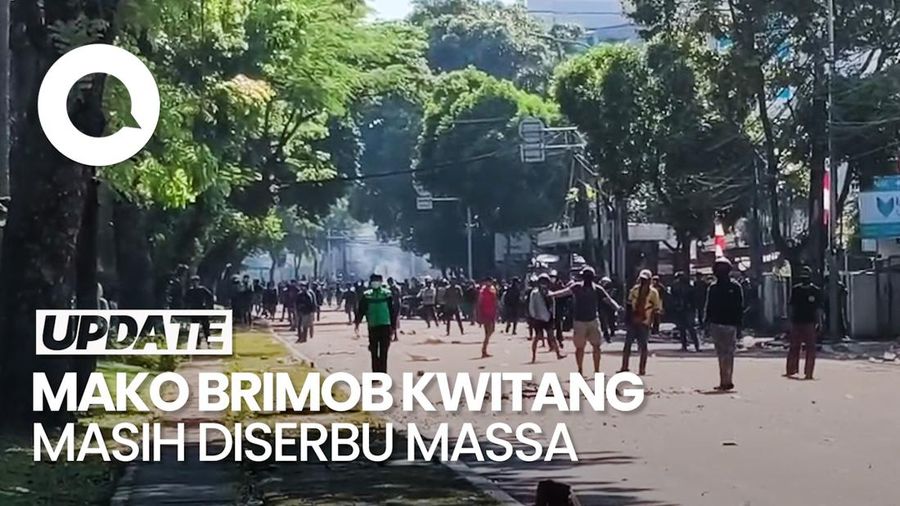 Video Situasi Terkini Mako Brimob di Kwitang yang Diserbu Massa