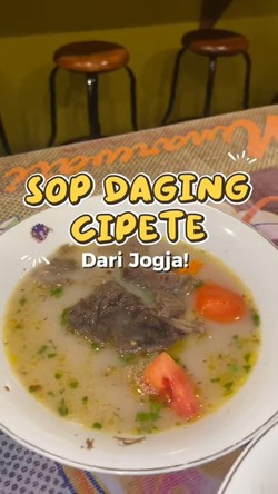 Video: Dari Jogja ke Cipete! Sop Daging dan Ayam Selimut Telur Nikmat
