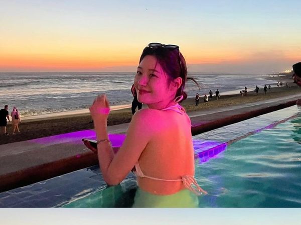 7 Gaya Jung Chaeyeon Aktris Drakor Viral Beyond the Bar Healing ke Bali