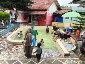 Potret Pemandian Air Panas Taman Rekreasi Sangkanurip Alami Kuningan