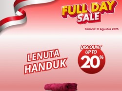 Handuk & Seprai Banting Harga di Transmart Full Day Sale