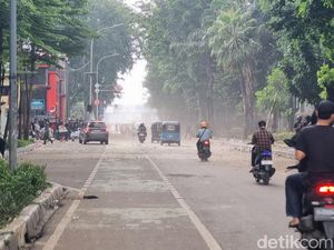 Massa Bubar, Jalan di Sekitar Mako Brimob Kwitang Dibuka