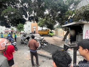 Kondisi Polda DIY Usai Demo Ricuh Jadi Tontonan Warga