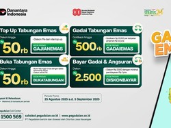 Gadai Tabungan Emas-Bayar Angsuran di Pegadaian Digital, Banyak Promo!