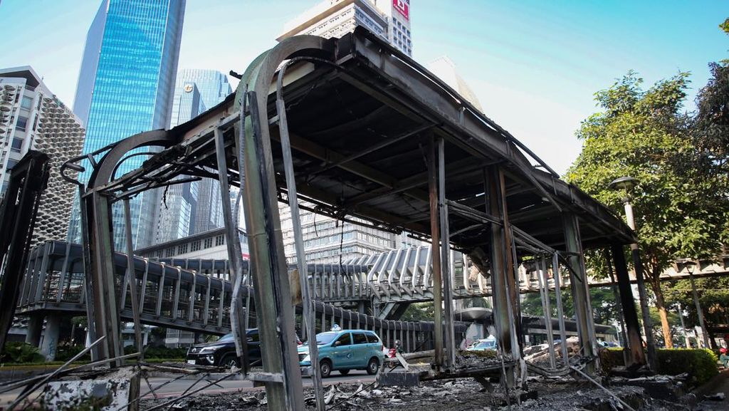 Fasilitas Umum Jakarta Rusak, Kerugian Capai Rp50 Miliar Fasilitas Umum Jakarta Rusak, Kerugian Capai Rp50 Miliar