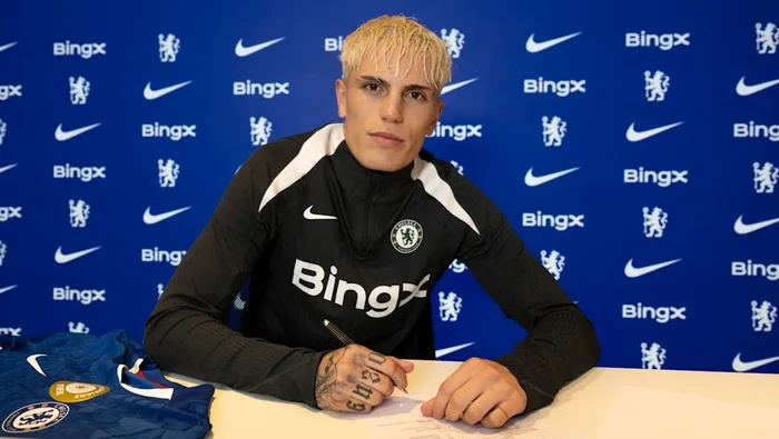 Kabar transfer Alejandro Garnacho diumumkan Chelsea, Minggu (31/8/2025). London Biru mengikat Garnacho dengan kontrak berdurasi tujuh tahun.
