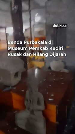 Video: Benda Purbakala di Museum Pemkab Kediri Hilang Dijarah
