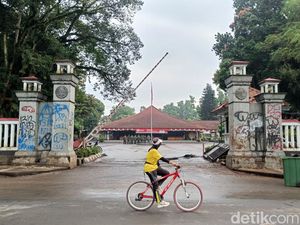 Penampakan Kerusakan di Kantor Bupati Banyumas Imbas Demo Ricuh