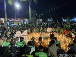 Momen Kapolda Babel Temui Massa dari Komunitas Ojol, Sampaikan Minta Maaf