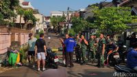 Kawasan Rumah Sri Mulyani Kondusif Pagi Ini, TNI Siaga