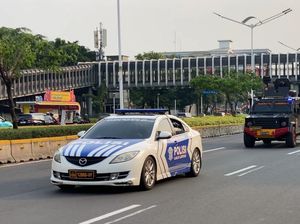 Patroli Skala Besar Polda Metro Susuri Wilayah Jakarta, Begini Situasinya