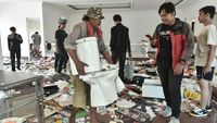 Potret Rumah Uya Kuya Porak Poranda Dijarah Massa
