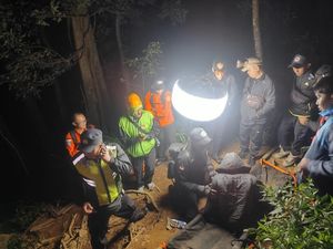 Tim SAR Evakuasi 2 Pendaki Kelelahan di Gunung Batukaru Tim SAR Evakuasi 2 Pendaki Kelelahan di Gunung Batukaru