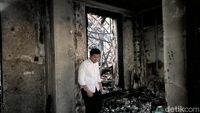 Momen Wagub Emil Meratapi Ruang Kerja di Grahadi Hangus Terbakar