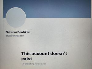 Usai Klarifikasi Fraksi NasDem, Akun X Sahroni Berdikari Hilang Usai Klarifikasi Fraksi NasDem, Akun X Sahroni Berdikari Hilang