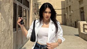 Gaya Davina Karamoy Liburan ke Dubai, Diingatkan Jangan Panas-panasan