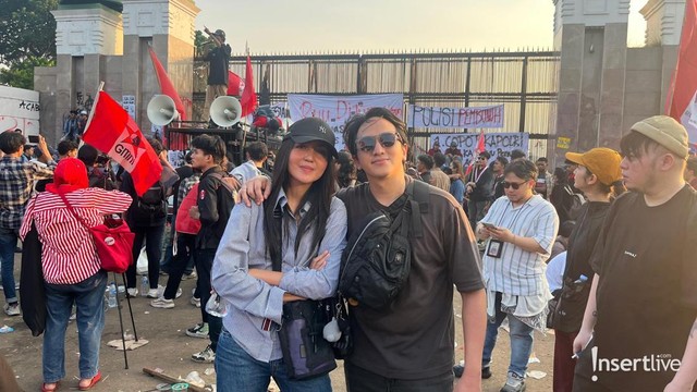 Update Informasi Selebriti InsertLive : Tak Percaya Demo Anarkis, Ge Pamungkas Turun Langsung Orasi di Depan DPR