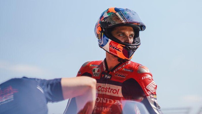 Luca Marini kena penalti usai sprint race MotoGP Mandalika 2025. Foto: Dok. HRC Luca Marini kena penalti usai sprint race MotoGP Mandalika 2025. Foto: Dok. HRC