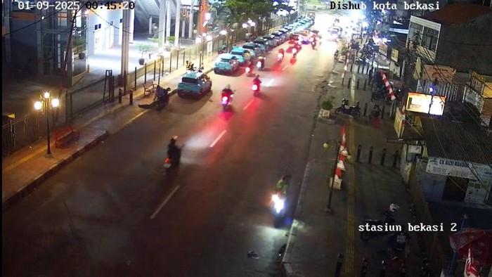 Bekasi Tengah Malam Ini, Ada Kejadian Apa ya di CCTV?