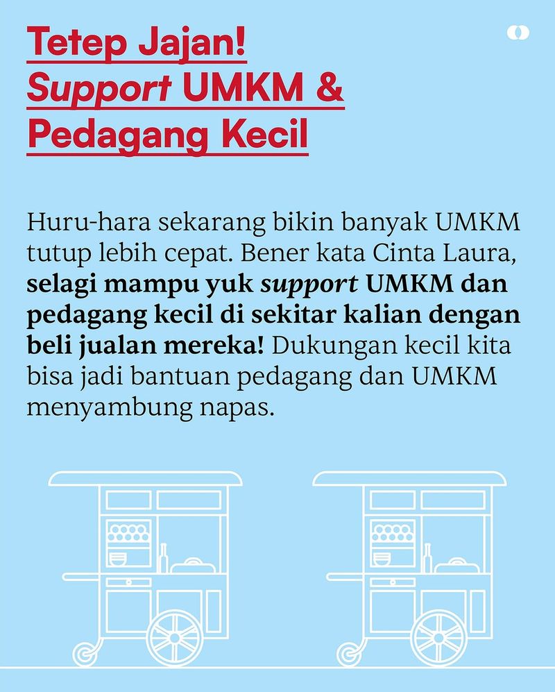 Seruan jajan di UMKM