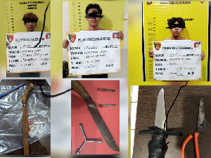 4 Remaja Diamankan Saat Aksi Demo di Palembang, Bawa Sajam-Bom Molotov