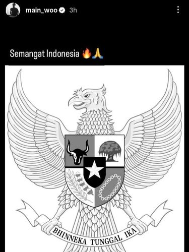 Unggahan Joo Yeon Woo di Instagram Story