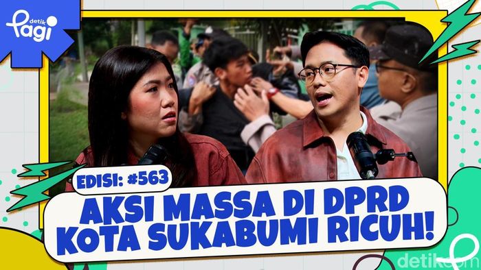 Video: Aksi Massa di DPRD Kota Sukabumi Ricuh!