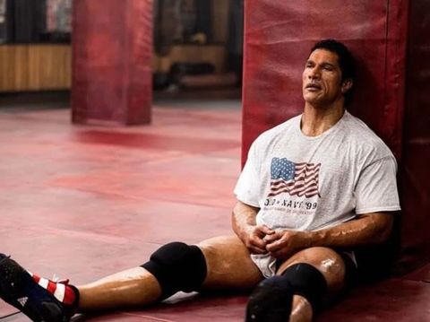 Film The Smashing Machine (2025). (A24)
