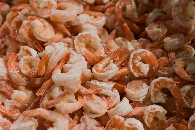 Frozen shrimp for sale at the new Whole Foods Market in Chevy Chase, Maryland. (Photo by Brooks Kraft LLC/Corbis via Getty Images)