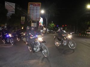 Polres Lamongan dan TNI Gelar Patroli Skala Besar Antisipasi Kerusuhan