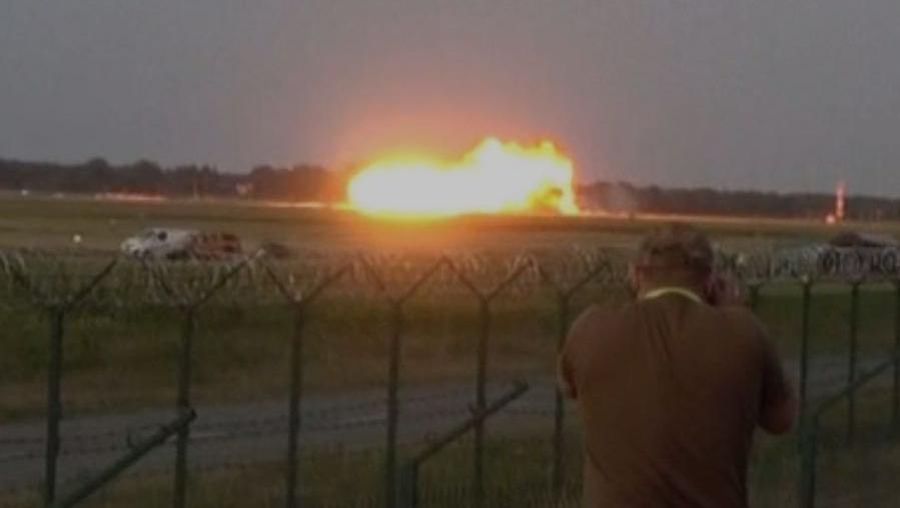 Video Detik-detik Jet Tempur Polandia Jatuh Saat Latihan, Pilot Tewas