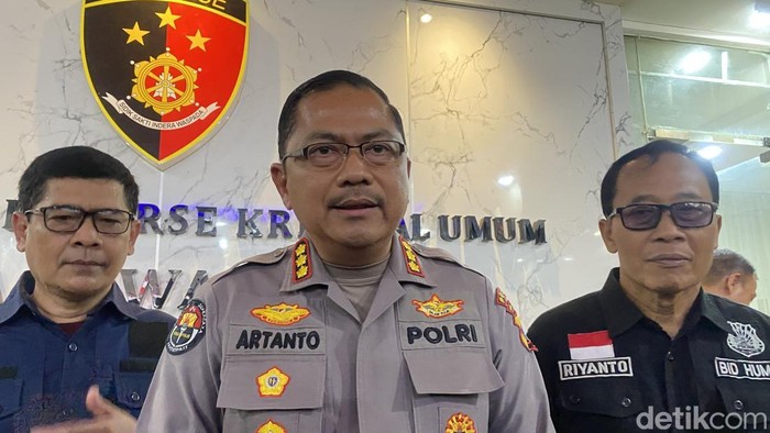 Kabid Humas Polda Jateng, Kombes Artanto di Mapolda Jateng, Kecamatan Semaeang Selatan, Kota Semarang, Selasa (2/9/2025).
