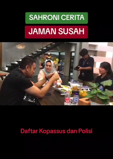 Ahmad Sahroni Kenang Masa Sulit