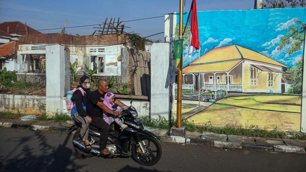 Kawasan Cagar Budaya Depok Makin Hidup dengan Mural Baru
