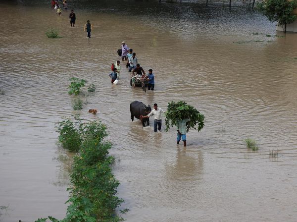 New Delhi Dilanda Banjir, Sungai Yamuna Meluap Imbas Hujan Monsun