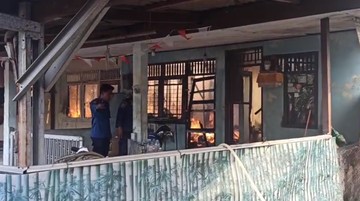 Api Lahap Asrama Polisi Serpong, 11 Rumah Rata.
