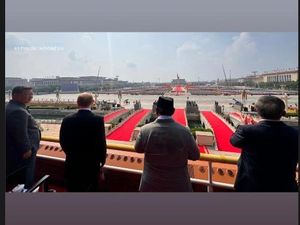 Saat Prabowo, Putin, Xi Jinping, dan Kim Jong Un Berdiri Sejajar