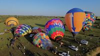 Warna-warni Kejuaraan Dunia Balon Udara Perdana di Paraguay