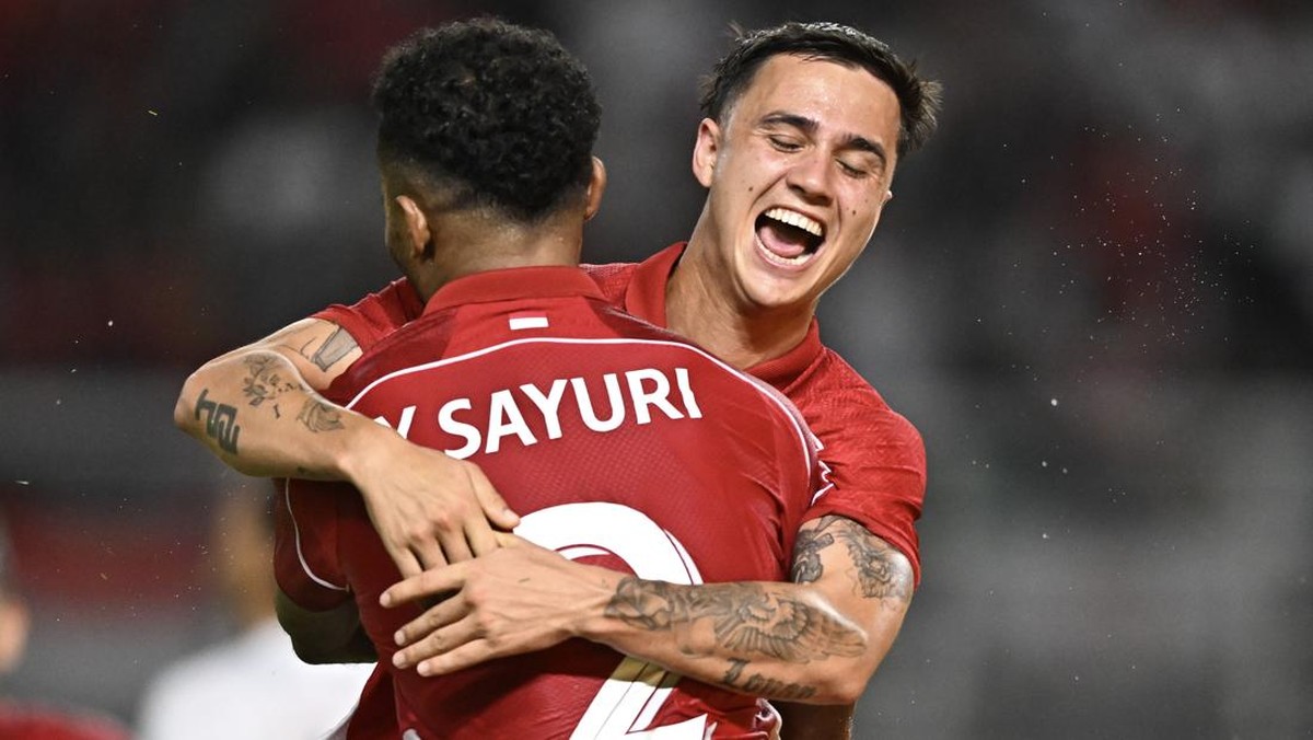 Pebandingan hasil uji coba Indonesia dan tim Grup B babal keempat Kualifikasi Piala Dunia 2026 lainnya. (Foto: ANTARA FOTO/Sigid Kurniawan)