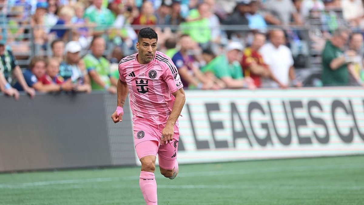 Inter Miami bakal ambil tindakan usai Luis Suarez ludahi staf pelatih Seattle Sounders (MLS via Getty Images/Amanda Loman - Leagues Cup)
