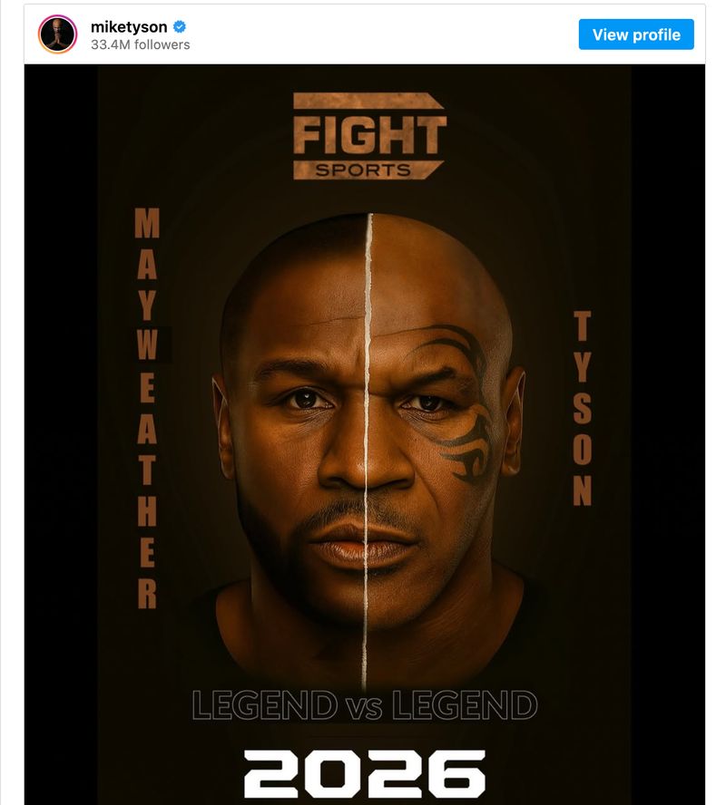 mike tyson vs floyd mayweather jr tinju