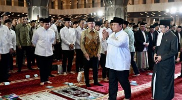 Presiden Prabowo Hadiri Peringatan Maulid Nabi Muhammad SAW 1447 H di Masjid Istiqlal
